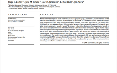 Journal of South American Earth Sciences 2010